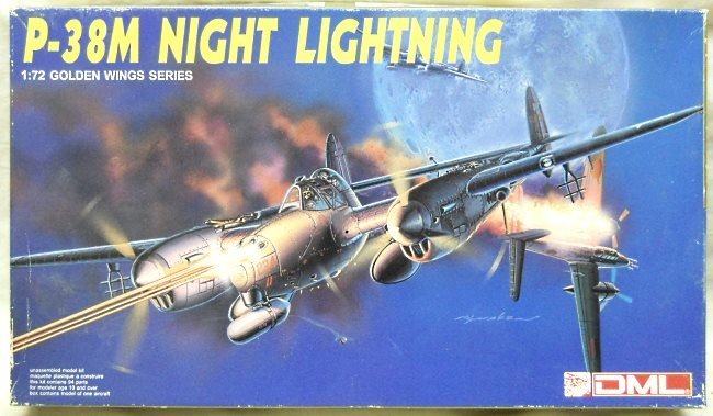 DML 1/72 Lockheed P-38M Two-Seater Night Lighting - 418th Night Fighter Sq Atsugi Japan 1945, 5019 plastic model kit